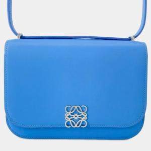 مملوكة مسبقًا Loewe Blue Small Leather Goya Crossbody