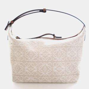 Pre Owned Loewe Canvas Cubi Anagram Bag