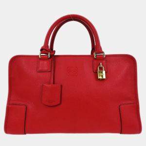 مملوكة مسبقًا Loewe Red Amazona 36 Handbag