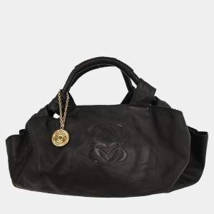 Pre Owned Loewe Black Lambskin Nappa Aire Handbag