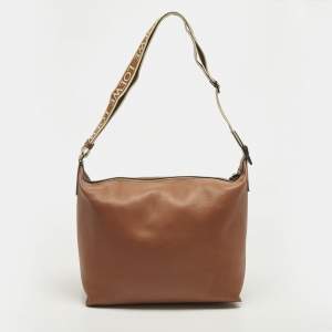 مملوكة مسبقًا Loewe Cubi Brown Leather Shoulder Bag