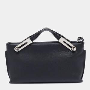 Pre Owned Loewe Black Leather Missy Shoulder Bag