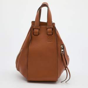 Pre Owned Loewe Brown Leather Small Hammock Shoulder Bag