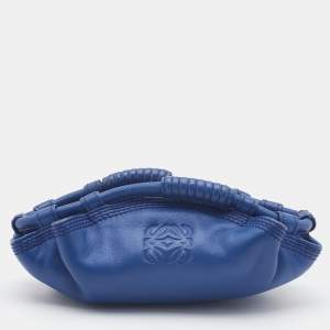 Loewe Blue Leather Aire Coin Purse