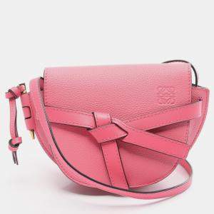 Loewe Gate bag Mini Shoulder bag Leather Pink