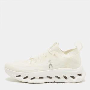 Pre Owned Loewe x On Cloudtilt Off White Fabric Running Sneakers Size 38