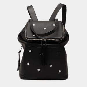Pre Owned Loewe Small Leather Goya Stars Backpack