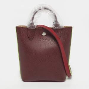 Pre Owned Longchamp Épure XS Tricolor Leather Tote