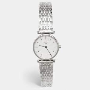 Longines Silver Dial Stainless Steel La Grande Classique De Longines L42094716 Women's Wristwatch 24 mm