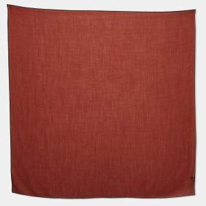Loro Piana Brown Cashmere Blend Square Scarf