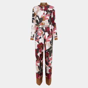 Pre Owned Loro Piana Silk Jumpsuit IT 44