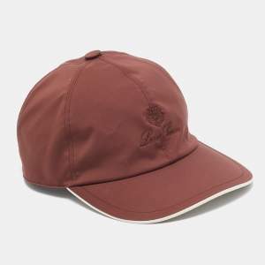 Loro Piana Logo Embroidered Polyester Strom System Baseball Cap S