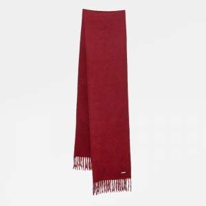 Loro Piana Dark Red Cashmere Grande Unita Muffler 
