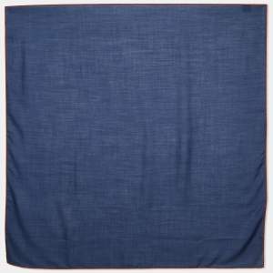 Loro Piana Dark Blue Cashmere & Silk Scarf