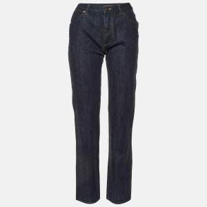 Loro Piana Dark Blue Wool and Cotton Denim Jeans M Waist 27"