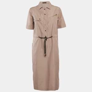 Loro Piana Pink Cotton Short Dress M