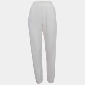 مملوكة مسبقًا Loro Piana Off-White Knit Sweatpants S