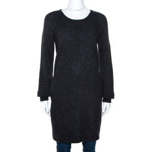 Loro Piana Grey Cashmere Long Sleeve Tunic M