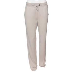 Pre Owned Loro Piana Beige Cashmere Waist Tie Detail Joggers S