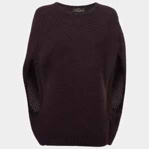 Loro Piana Purple Baby Cashmere Sweater Vest M