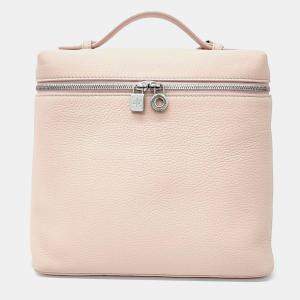 Loro Piana Pink Leather  Extra Pocket Backpack