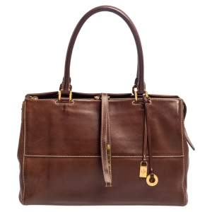 Loro Piana Brown Leather Tote