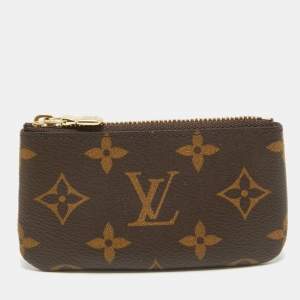 Pre Owned Louis Vuitton Monogram Canvas Key Pouch