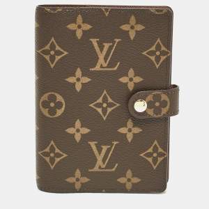 Pre Owned Louis Vuitton Monogram Canvas Small Ring Agenda Cover