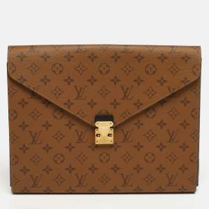 مملوكة مسبقًا Louis Vuitton Mark Monogram Reverse Canvas Folder