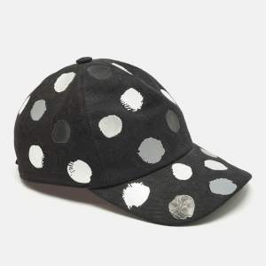 مملوكة مسبقًا Louis Vuitton x Yayoi Kusama Black Infinity Dots Canvas Baseball Cap M