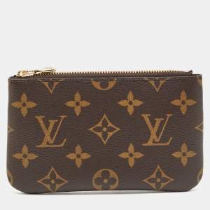 Pre Owned Louis Vuitton S Key Pouch Monogram Canvas 