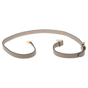 Pre Owned Louis Vuitton Beige Leather Adjustable Shoulder Strap