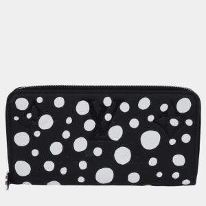 Louis Vuitton Black Leather Infinity Dots Wallet