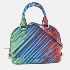 Louis Vuitton Vert/Rouge Tropical Epi Leather Alma BB Bag