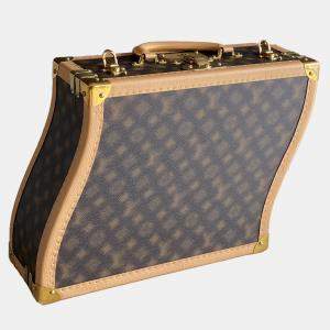 Louis Vuitton Brown Monogram Canvas Cotteville Wavy Trunk Bag