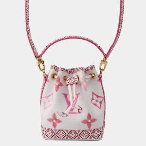 Louis Vuitton Rose Monogram Visor Pool Canvas Nano Noe Bag
