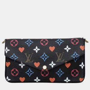 Pre Owned Louis Vuitton Felicie Monogram GM Game On Slingbag