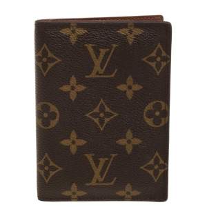Pre Owned Louis Vuitton Monogram Canvas Passport Holder