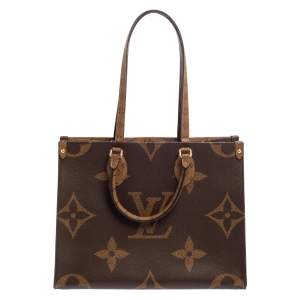 Pre Owned Louis Vuitton Reverse Monogram Canvas Giant Onthego MM Bag