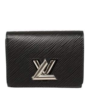 مملوكة مسبقًا Louis Vuitton Black Epi Leather Twist Wallet