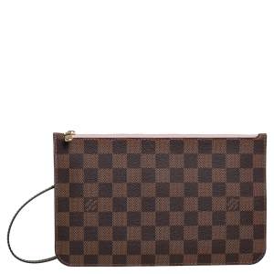 مملوكة مسبقًا Louis Vuitton Damier Ebene Canvas Neverfull Pochette