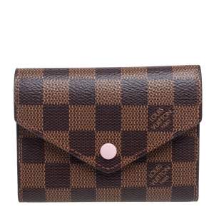 مملوكة مسبقًا Louis Vuitton Damier Ebene Canvas Victorine Wallet
