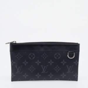 Pre Owned Louis Vuitton Monogram Eclipse Canvas Discovery PM Pochette