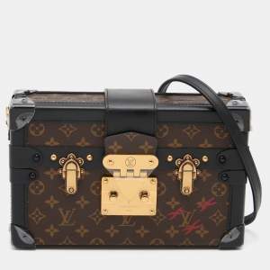 Pre Owned Louis Vuitton Monogram Canvas Petite Malle Bag