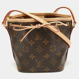 Pre Owned Louis Vuitton Monogram Canvas Nano Noe Bag