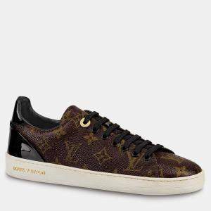 Louis Vuitton Brown Monogram Coated Canvas Frontrow Sneaker EU 39