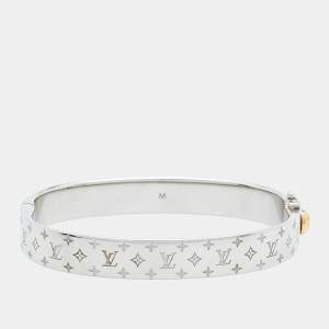 Pre Owned Louis Vuitton Nanogram Two Tone Bracelet M