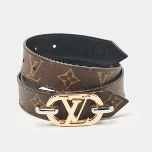 Louis Vuitton Monogram Canvas Everyday Chain LV Reversible Belt 80 CM