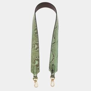 Louis Vuitton Green Python Bandoulière Shoulder Bag Strap