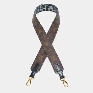 Louis Vuitton Monogram Canvas and Leopard Print Leather Shoulder Bag Strap